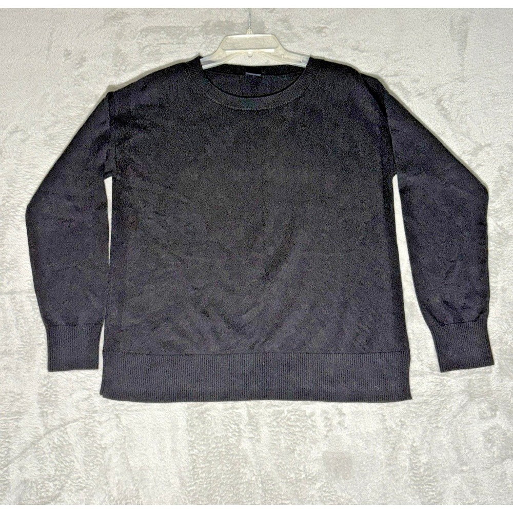 Gap Crew Neck‎ Sweatshirt Sweater Brooklyn Style Mens L Black Classic  Preppy